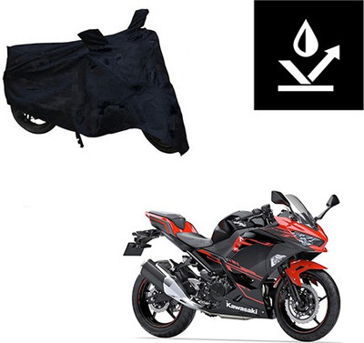 Feel heaven Two Wheeler Cover for Kawasaki(Ninja 250, Black)