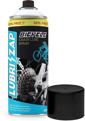 LUBRIZAP Bicycle Chain Clean Spray For All Bicycle, Wear Resistant Lunricant Clean Chain Spray For Improve Chain Life & Perfomance - Cycle Accessories - (225 ml) - Pack of 1 Bicycle Chain Clean Spray For All Bicycle, Wear Resistant Lunricant Clean Chain Spray For Improve Chain Life & Perfomance - Cy