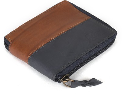 Xhide London Men Brown, Grey Genuine Leather Wallet(6 Card Slots)