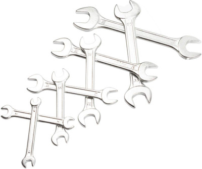 Hillgrove Multi-Functional 8 Pieces Spanner Tool Kit/Set for Household/Plumbing Double Sided Open End Wrench(Pack of 8)