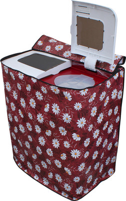 LITHARA Semi-Automatic Washing Machine  Cover(Width: 82.55 cm, Red)