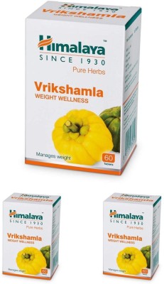 HIMALAYA Pure Herbs Vrikshamla Weight Wellness 60 Tablets (Pack of 3)(Pack of 3)