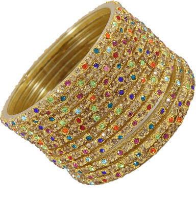 ZULKA Glass Zircon Kada(Pack of 12)