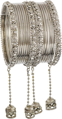 NMII Metal, Alloy Zircon Bangle Set(Pack of 16)