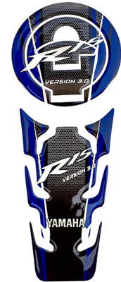 Cubeon Yamaha R15 Version 3.0 Blue TankPad and FuelPad Combo Bike Tank Pad