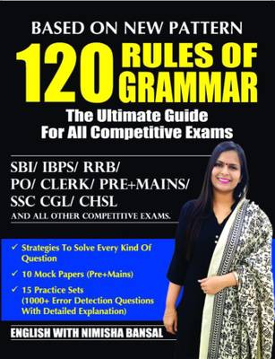 120 RULES OF GRAMMAR - ENGLISH  (Paperback, NIMISHA BANSAL)