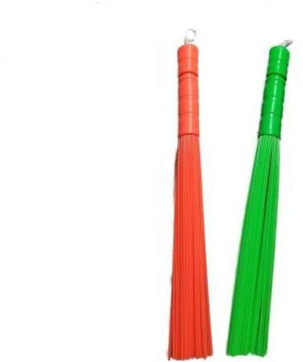 VIJAY EXPORT MULTIPURPOSE CLEANING WET AND DRY Broom Multicolor. ( SET OF 2 ) Plastic Wet and Dry Broom(Multicolor, 2 Units)