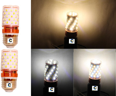 CARSTEN 12 W Basic Standard E27 LED Bulb(Multicolor, Pack of 2)