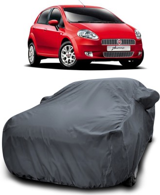 NUMBOR ONE Car Cover For Fiat Punto (With Mirror Pockets)(Grey)