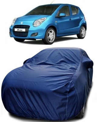 NUMBOR ONE Car Cover For Maruti Suzuki A-Star (With Mirror Pockets)(Blue)