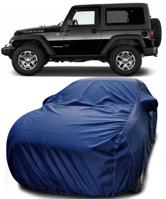 APNEK Car Cover For Mahindra Thar (With Mirror Pockets)(Blue)