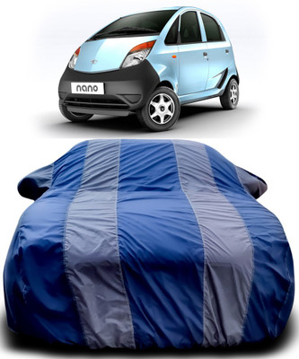 Yuniek Car Cover For Tata Nano (With Mirror Pockets)(Blue, Grey)