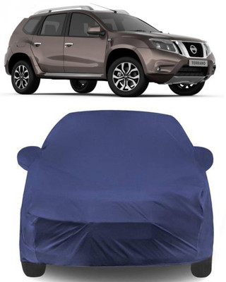 NUMBOR ONE Car Cover For Nissan Terrano (With Mirror Pockets)(Blue)