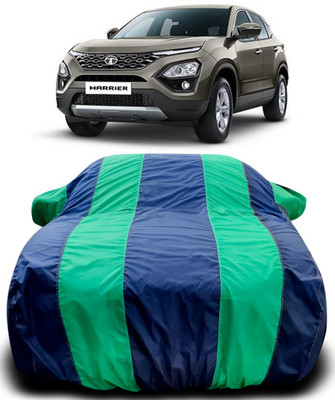 Yuniek Car Cover For Tata Harrier (With Mirror Pockets)(Blue, Green)