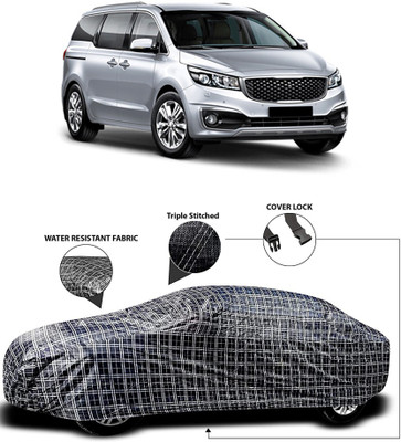 MoTRoX Car Cover For Kia Carnival (Without Mirror Pockets)(White, Black)