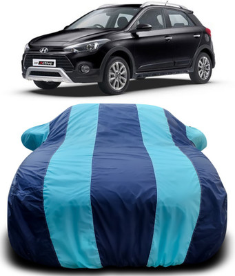 Elegance Car Cover For Hyundai i20 Active (With Mirror Pockets)(Blue, Blue)