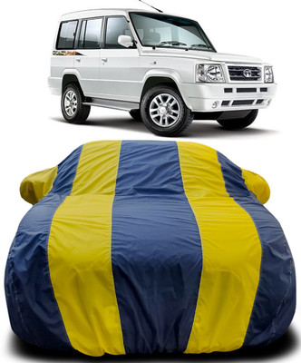 MoTRoX Car Cover For Tata Sumo (With Mirror Pockets)(Blue, Yellow)