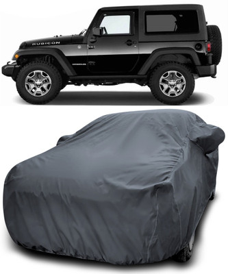 MoTRoX Car Cover For Mahindra Thar (With Mirror Pockets)(Grey)