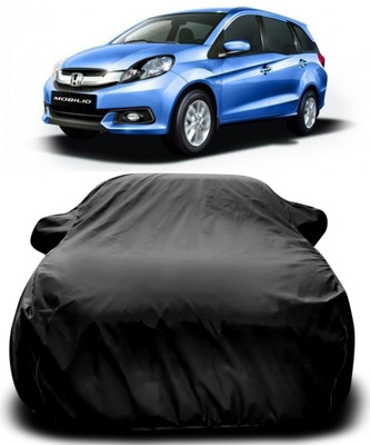Gavya Car Cover For Honda Mobilio (With Mirror Pockets)(Black)
