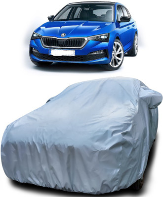 Elegance Car Cover For Skoda Fabia (With Mirror Pockets)(Silver)