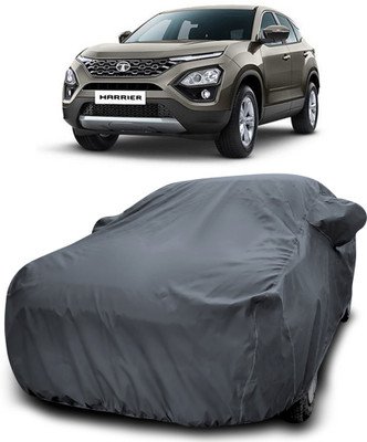 APNEK Car Cover For Tata Harrier (With Mirror Pockets)(Grey)