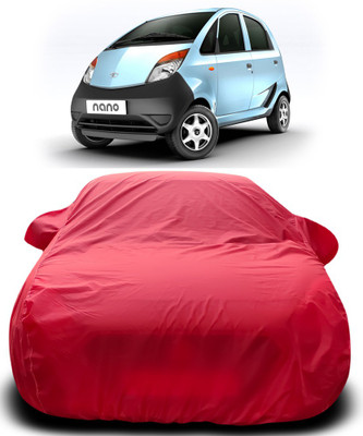APNEK Car Cover For Tata Nano (With Mirror Pockets)(Red)