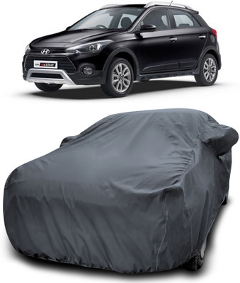 MoTRoX Car Cover For Hyundai i20 Active (With Mirror Pockets)(Grey)