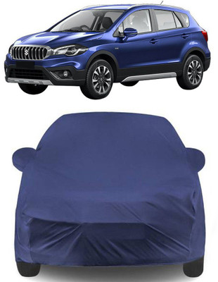 MoTRoX Car Cover For Maruti Suzuki S-Cross (With Mirror Pockets)(Blue)