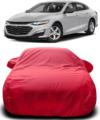 Gavya Car Cover For Chevrolet Cruze (With Mirror Pockets)(Red)