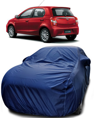 Elegance Car Cover For Toyota Etios Liva (With Mirror Pockets)(Blue)