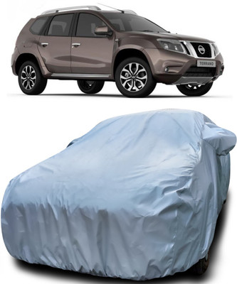 APNEK Car Cover For Nissan Terrano (With Mirror Pockets)(Silver)