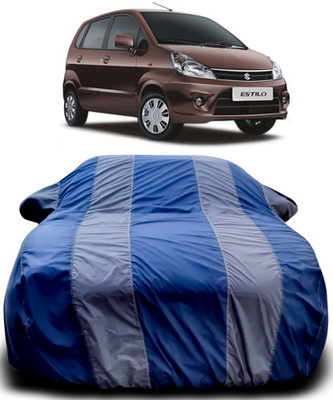 MoTRoX Car Cover For Maruti Suzuki Zen Estilo (With Mirror Pockets)(Blue, Grey)