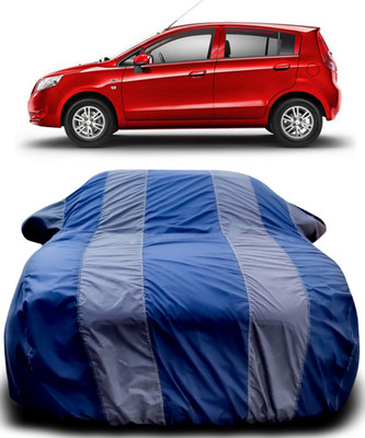 Gavya Car Cover For Chevrolet Sail U-VA (With Mirror Pockets)(Blue, Grey)