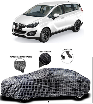MoTRoX Car Cover For Mahindra Marazzo (With Mirror Pockets)(White, Black)