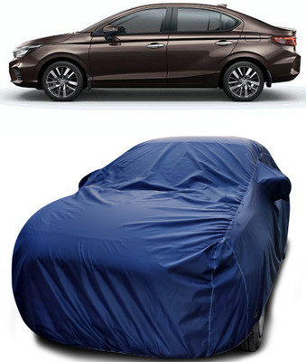 APNEK Car Cover For Honda City ZX (With Mirror Pockets)(Blue)