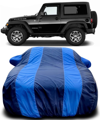APNEK Car Cover For Mahindra Thar (With Mirror Pockets)(Blue, Blue)