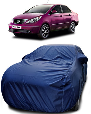 MoTRoX Car Cover For Tata Manza (With Mirror Pockets)(Blue)