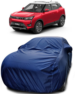 APNEK Car Cover For Mahindra XUV 300 (With Mirror Pockets)(Blue)