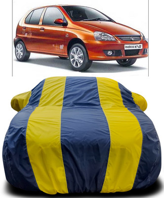 ProRox Car Cover For Tata Indica eV2 (With Mirror Pockets)(Blue, Yellow)