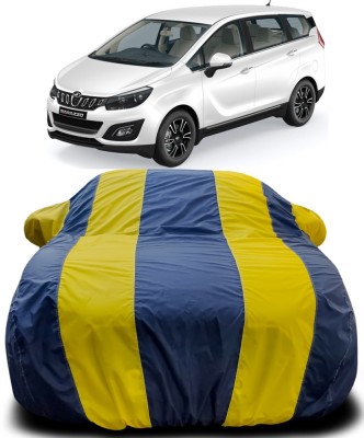 NUMBOR ONE Car Cover For Mahindra Marazzo (With Mirror Pockets)(Blue, Yellow)