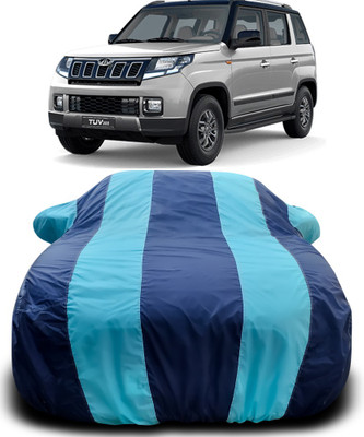 APNEK Car Cover For Mahindra TUV300 (With Mirror Pockets)(Blue, Blue)