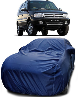 MoTRoX Car Cover For Tata Safari (With Mirror Pockets)(Blue)