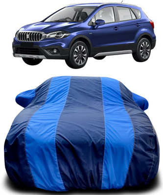 APNEK Car Cover For Maruti Suzuki S-Cross (With Mirror Pockets)(Blue, Blue)
