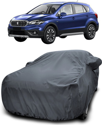 NUMBOR ONE Car Cover For Maruti Suzuki S-Cross (With Mirror Pockets)(Grey)