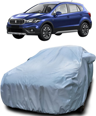 NUMBOR ONE Car Cover For Maruti Suzuki S-Cross (With Mirror Pockets)(Silver)