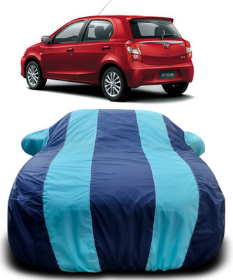 APNEK Car Cover For Toyota Etios Liva (With Mirror Pockets)(Blue, Blue)