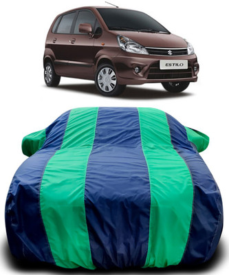 Elegance Car Cover For Maruti Suzuki Zen Estilo (With Mirror Pockets)(Blue, Green)