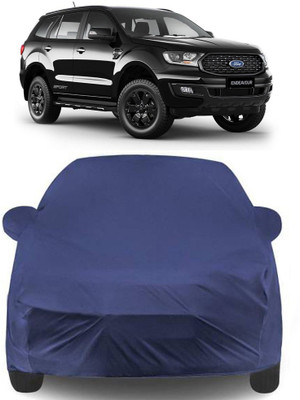 Gavya Car Cover For Ford Endeavour (With Mirror Pockets)(Blue)
