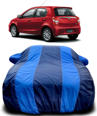 MoTRoX Car Cover For Toyota Etios Liva (With Mirror Pockets)(Blue, Blue)