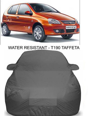 APNEK Car Cover For Tata Indica eV2 (With Mirror Pockets)(Grey)